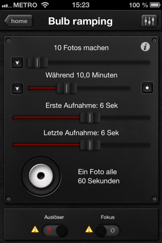 Triggertrap App (iOS) - Auslöser 13
