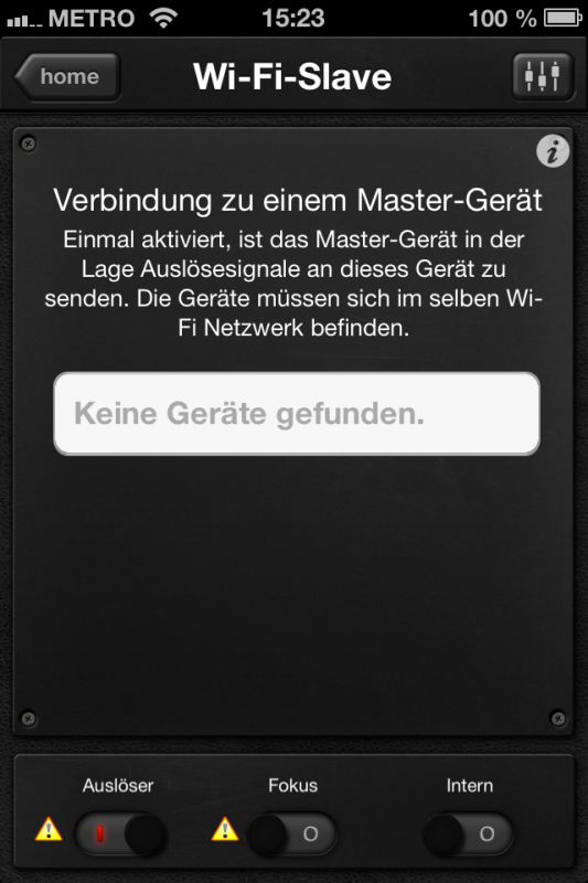 Triggertrap App (iOS) - Auslöser 14