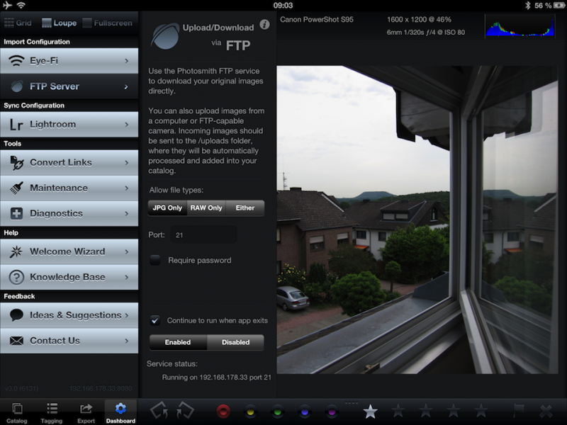 Photosmith FTP Setup