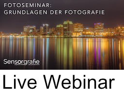 Live Webinar · Grundlagen der Fotografie