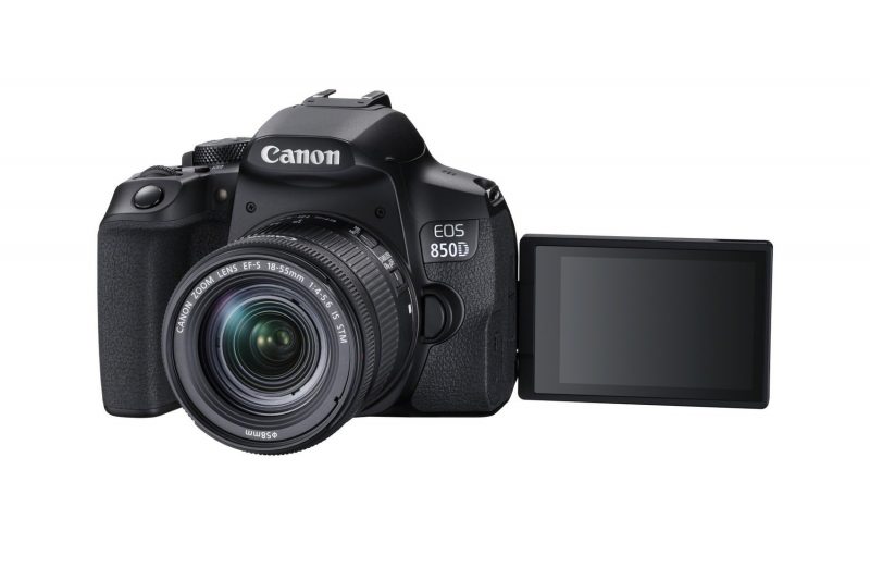 Canon EOS 850D - Schwenkdisplay im "Selfie-Modus"