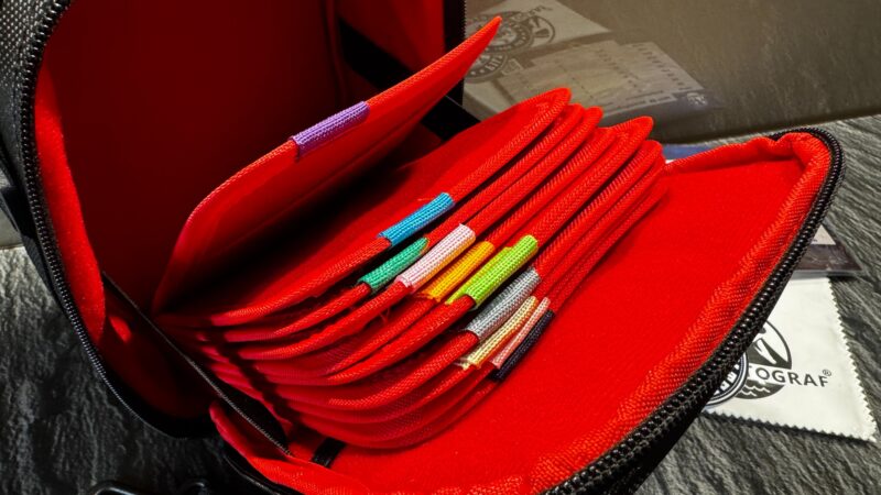 Filtertasche mit Platz für 11 Filter